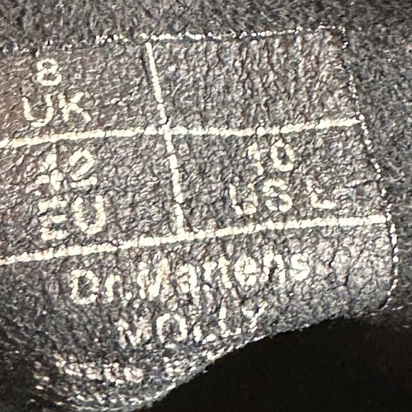 Ladies size 10 Dr Martens New Platform Molly Boots - Picture 12 of 15